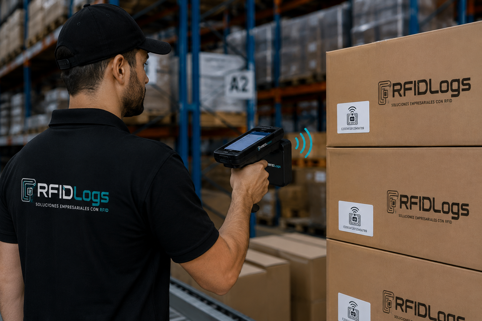 Operación logística utilizando tecnología RFID